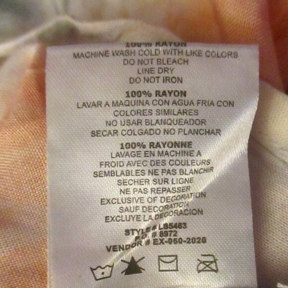 NWT!! Kiwi + Punch Miami Crop Top Pink & Blue (Blush Storm) Tie Dye, Size S - Picture 9 of 11